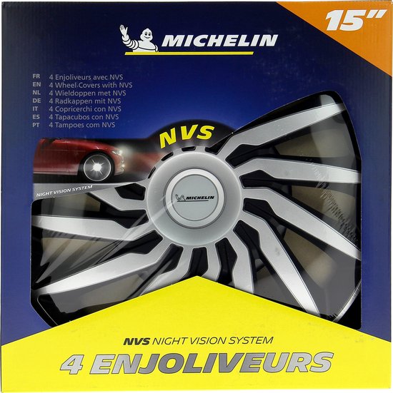 Enjoliveurs Michelin Kendo 15 pouces - lot de 4