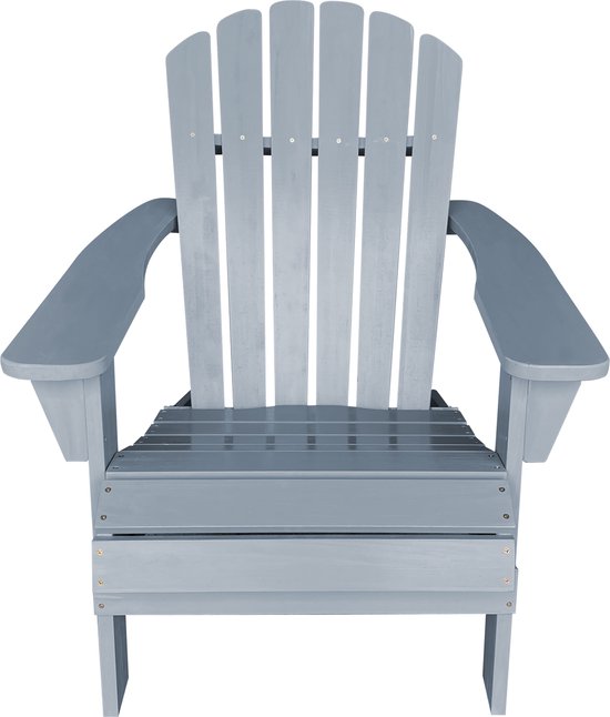 Chaise AXI Carmen Adirondack – Chaise de détente en bois avec accoudoirs – Dossier haut - 90,5 x 78,4 x 93 cm