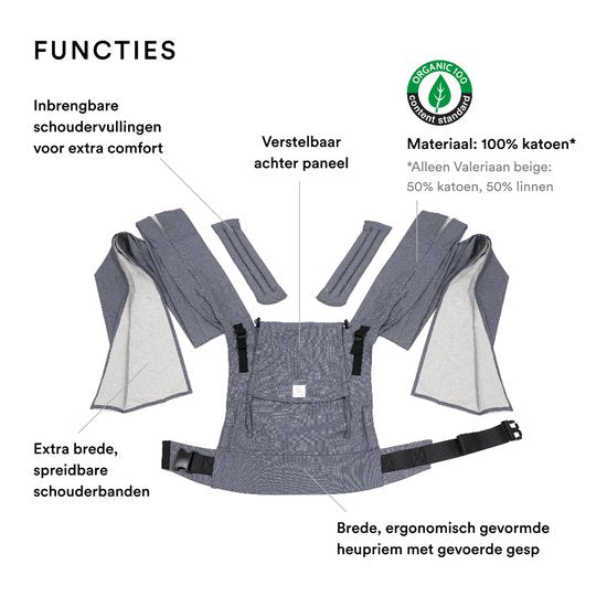 Porte-bébé Stokke® Limas™ Plus OCS - Slate Melange