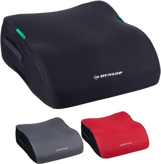 Siège enfant Dunlop noir - Rehausseur - Siège auto - Rehausseur pour voiture - Enfants - Siège auto - Rehausseur pour voiture