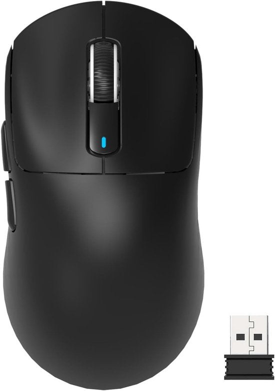 Souris gaming sans fil ATTACK SHARK - Filaire/2,4 GHz/BT 5.4 - Légère (49 g) - PAW3395 - 26 000 DPI - Noire