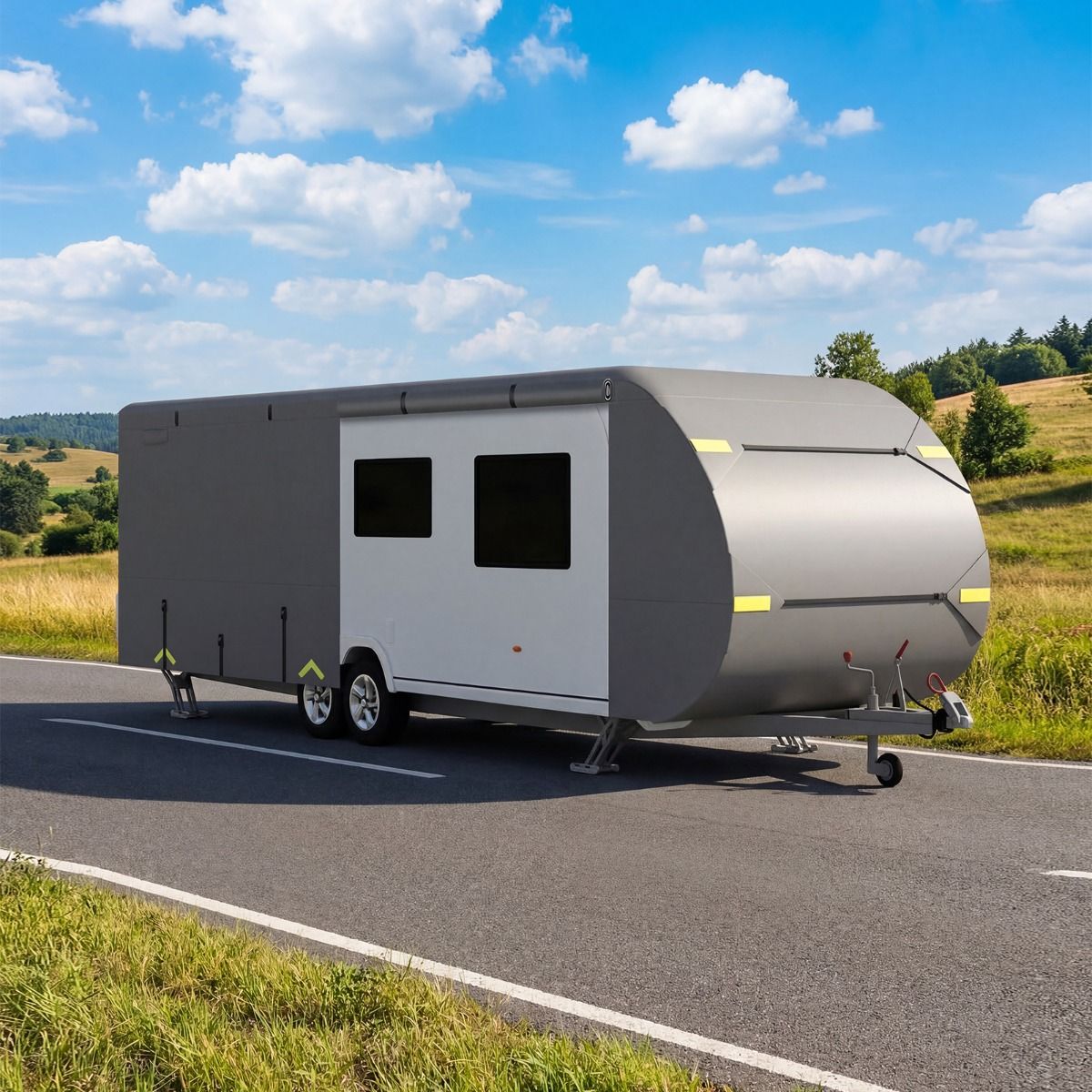 Housse pour camping-car Coast - respirante et coupe-vent - protection à 5 couches - taille M