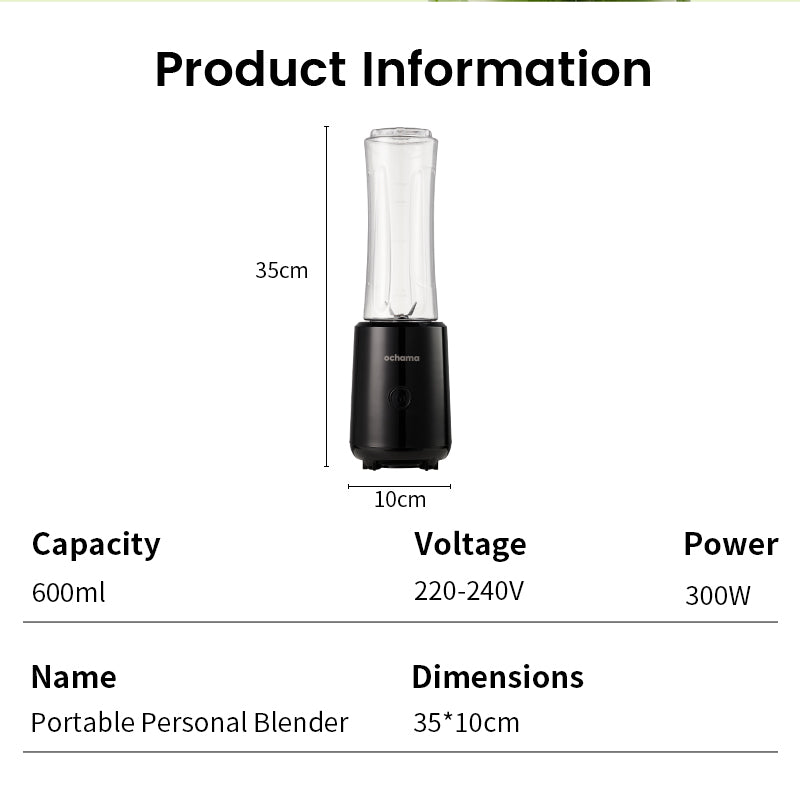 Mixeur personnel Ochama - 600 ml - 300 W