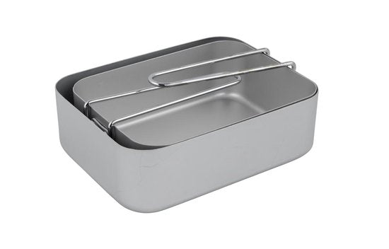 Set de casseroles Bo-Trail - Gamelle - 2 pièces - Aluminium