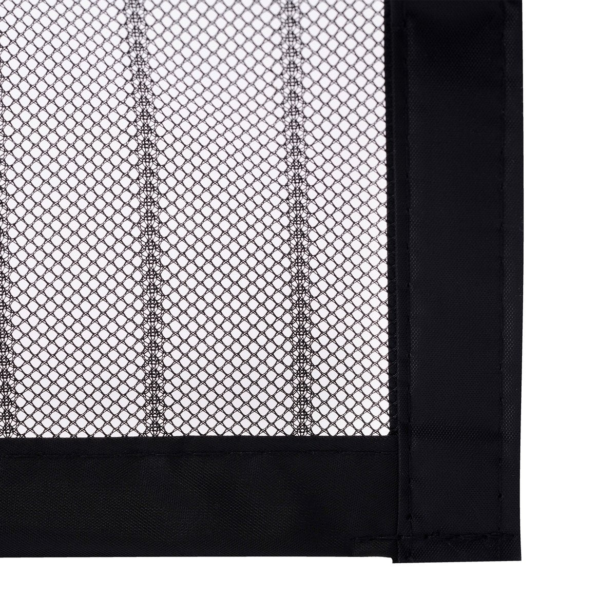 O'DADDY® Rideau de porte - Rideau anti-mouches - magnétique - moustiquaire de porte de luxe 100 x 230 cm - Noir Hor - Rideaux à cornes - Porte à cornes