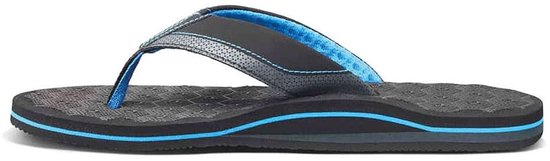 Tongs Reef The Ripper pour homme - Noir/Bleu - Taille 43