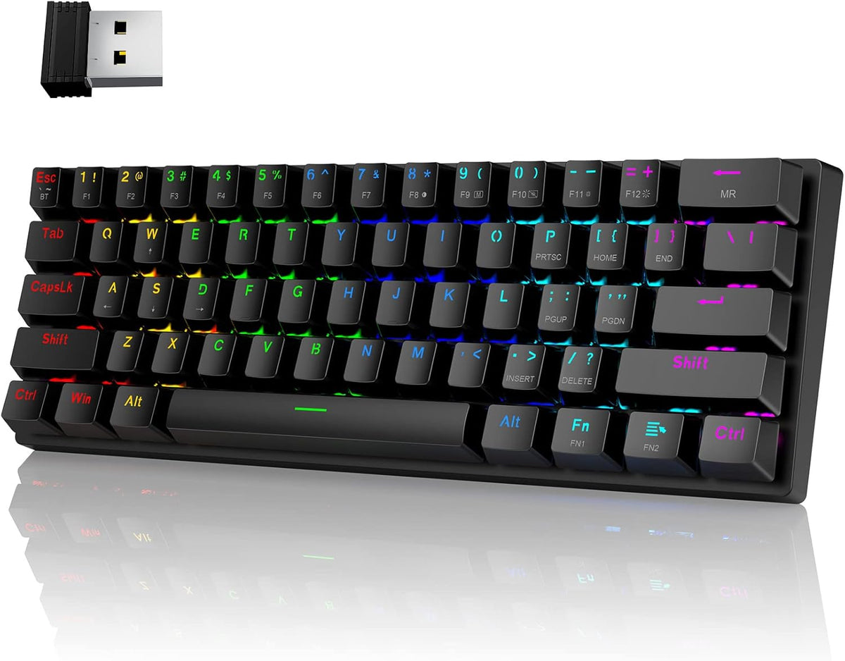 Clavier mécanique ET avec souris - 60 % - QWERTY US