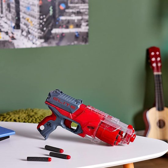NERF Elite Disruptor - Transparent/Rouge