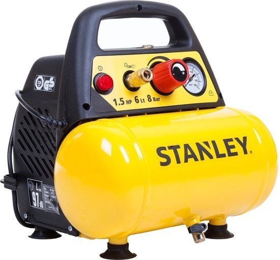 STANLEY - DN200/8/6 Compresseur d'air - 8 bar - Sans huile