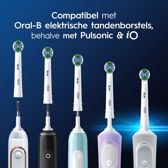 Oral-B Precision Clean Pro - Brossettes dotées de la technologie CleanMaximiser - 10 pièces - Emballage pouvant être déposé dans la boîte aux lettres