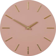 Mica Decorations Horloge murale Brixen - Ø36 cm - Rose