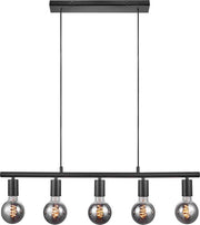 Nordlux - Paco Lampe pendante à 5 points Noir - 5 points lumineux - Noir - Métal