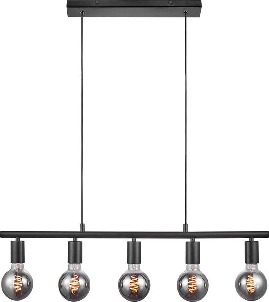 Nordlux - Paco Lampe pendante à 5 points Noir - 5 points lumineux - Noir - Métal