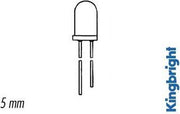 LED FLASHING 5mm GREEN DIFFUUS (L-56BGD)