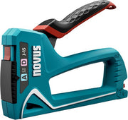 Novus Handtacker J-15 - Agrafeuse manuelle - pour agrafes A, D, H et G - pour la fixation, entre autres, de textiles, de cuir, de films, de papier, de liège et de plaques en plastique souple