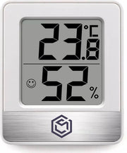 Ease Electronicz Hygromètre - Humidimètre - Station météo numérique - Humidimètre - Thermomètre d'intérieur - Pile incluse