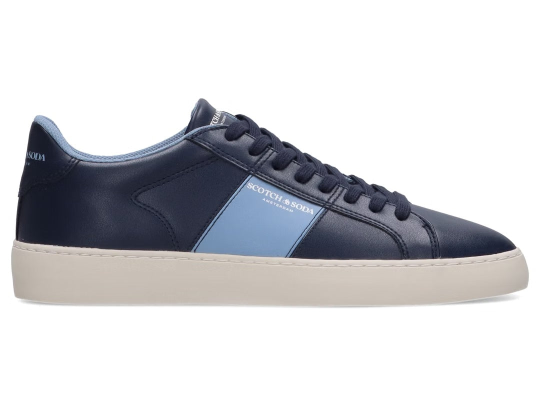 Baskets Scotch & Soda Ton Stripe - Bleu marine - Homme - Taille 44