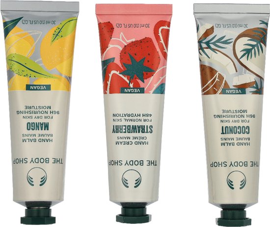 Coffret cadeau « Trio de soins pour les mains » de The Body Shop