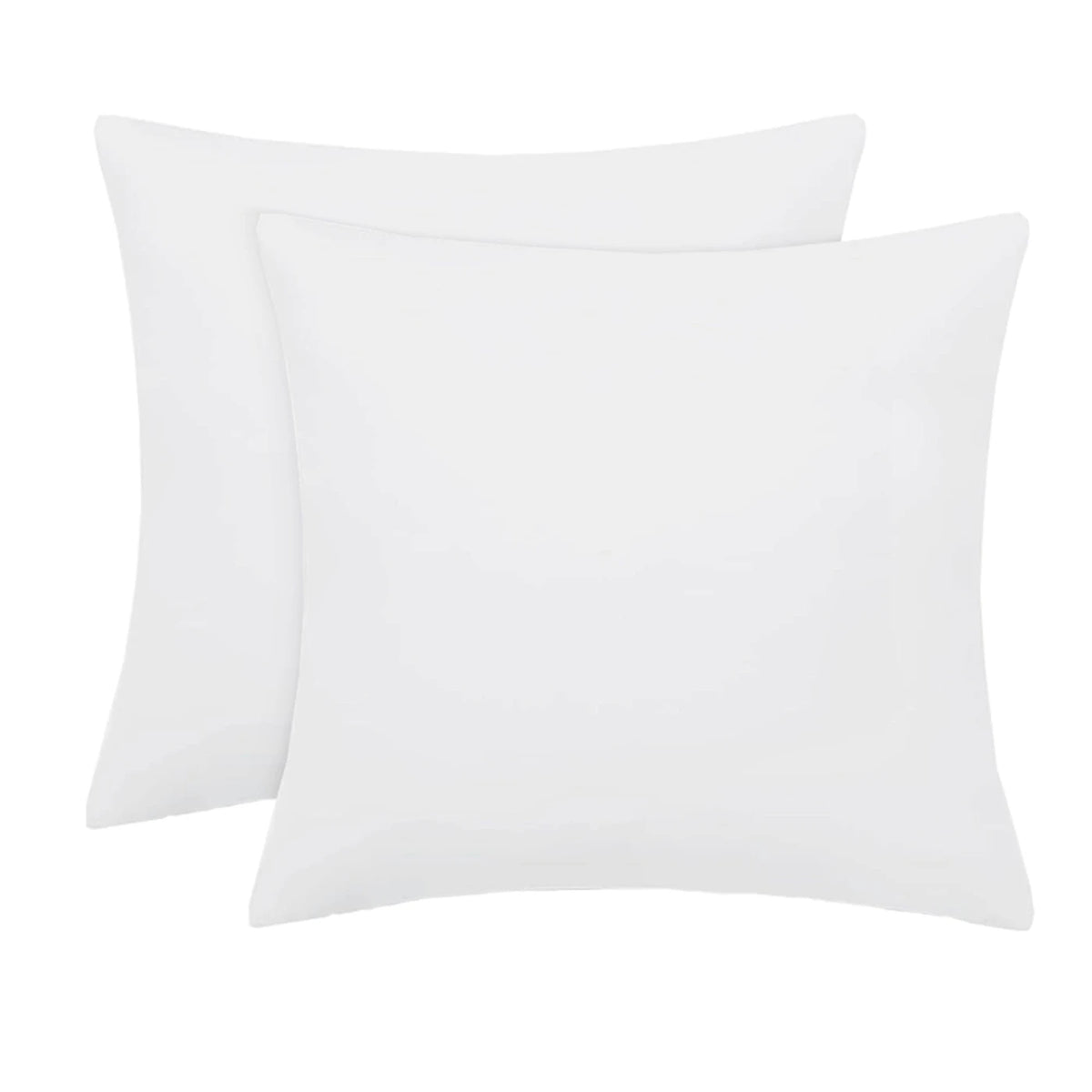 XLLX Basics Taies d'oreiller 65 x 65 cm - Lot de 2 - 100 % coton - Blanc
