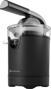 KitchenBrothers Presse-agrumes - Compact - Avec bec et levier de pression - 0.35L - Noir