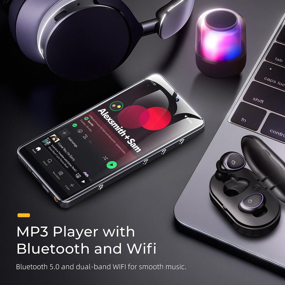 Lecteur de musique Android HIFI WALKER G7 Pro - 128 Go - noir