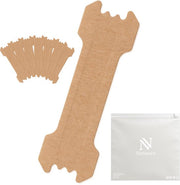 Nuvance Bandelettes nasales 100 pièces - Pansements nasaux - Marron - Pansements anti-ronflement - Écarteur nasal - Ronflement - Meilleure respiration