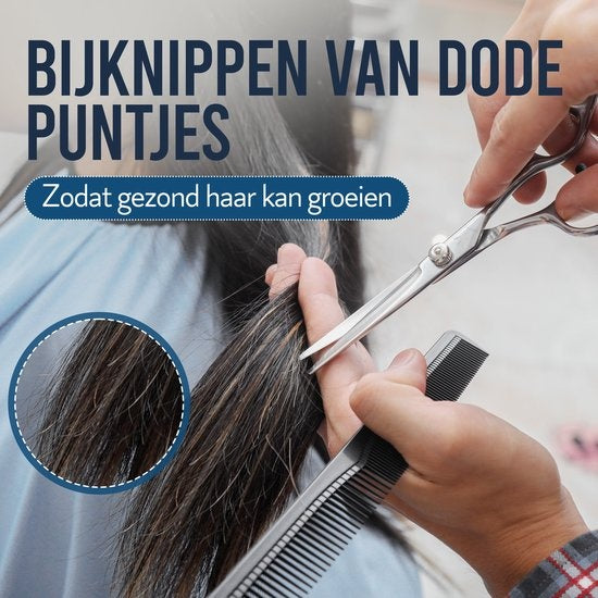 Set complet pour barbier - 10 pièces - ciseaux de barbier droitier - ciseaux à désépaissir barbier - ciseaux à cheveux - ciseaux de coupe - set de ciseaux à cheveux