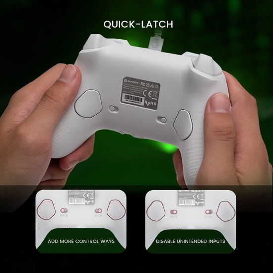 Gamesir G7 SE - Manette filaire - Joysticks à effet Hall - Xbox Series X/S, Xbox One et PC - Blanc
