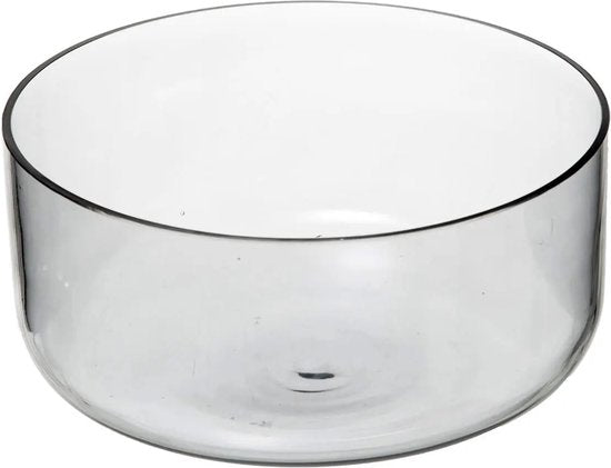 Secret de Gourmet Saladier/plat de service - Verre/bois - D24 cm - Plat de service - corbeille à fruits