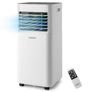 Climatiseur portable Coast 4-en-1 - 7 000 BTU - 15 m² - Refroidisseur d'air, déshumidificateur et ventilateur - Noir