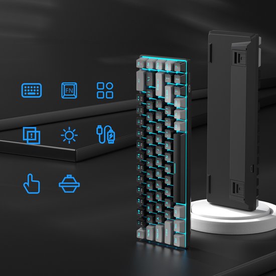 MageGee MK-BOX - Clavier mécanique - Clavier gaming - Clavier - Filaire - Commutateurs rouges