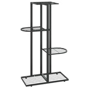 Support à plantes Minghou - 4 niveaux pour 5 pots - 22,1 × 42,9 × 76 cm - Noir