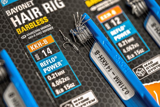 Preston - Bas de ligne KKH-B Bayonet Hair Rigs sans ardillon - 10 cm - Preston