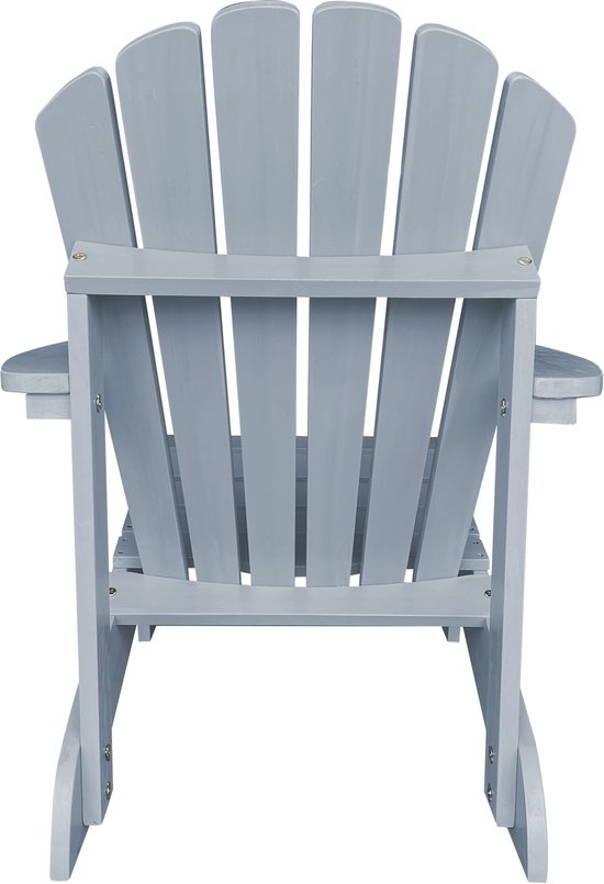 Chaise AXI Carmen Adirondack – Chaise de détente en bois avec accoudoirs – Dossier haut - 90,5 x 78,4 x 93 cm