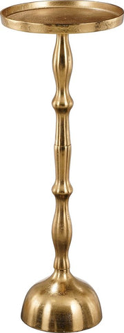 Table d'appoint Mica Decorations Duco - H66 x Ø25 cm - Aluminium recyclé - Or