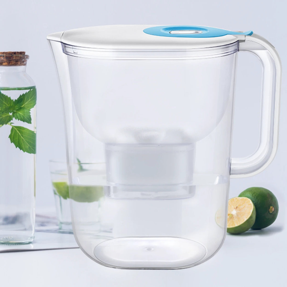 Carafe filtrante Freco Bluetech - 4 l - minuterie LCD - 3 filtres