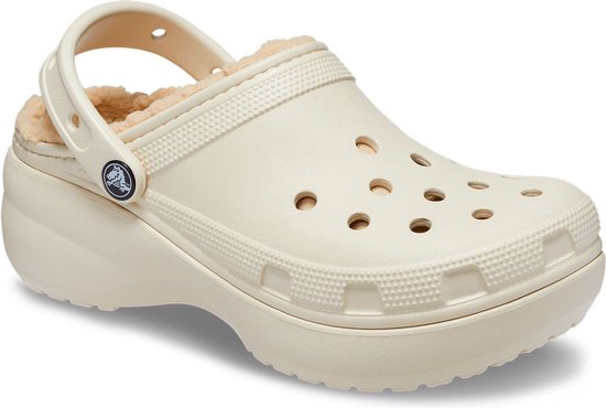 Sabots Crocs Classic Platform Lined, beige, pointures EU 38-39, femme