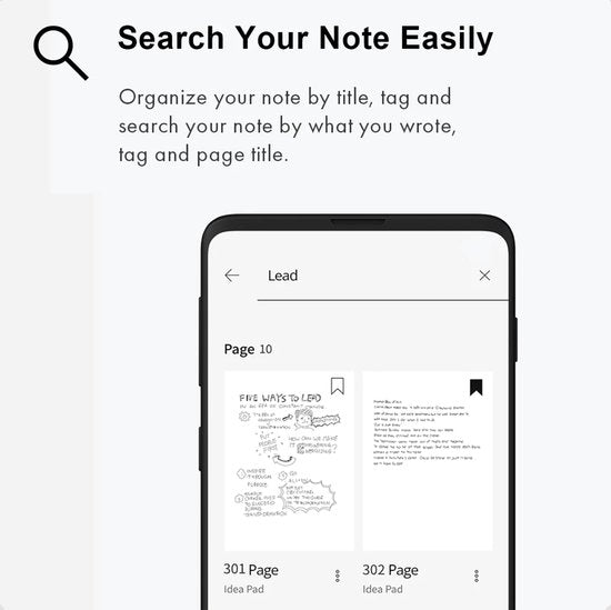 Neolab Smartpen M1 - stylo numérique - écriture numérique - stylo intelligent - Gris