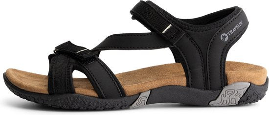 Travelin' Helsem Femme - Sandales de randonnée - Noir