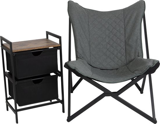 Bo-Camp - Industrial - Fauteuil de détente - Molfat - Cationic - Vert