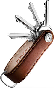 Northwall Porte-clés / Organisateur de clés - 100% cuir véritable - Organisateur de clés Porte-clés - 2 à 7 clés (marron)