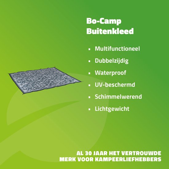 Bo-Camp - Tapis de détente - Champagne - Très grand format - Oriental - 3,5 x 2,7 mètres