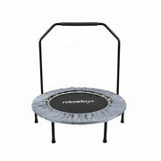 Trampoline de fitness - Ø 102 cm - pliable - gris