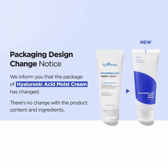 Isntree - Crème hydratante à l'acide hyaluronique 100 ml