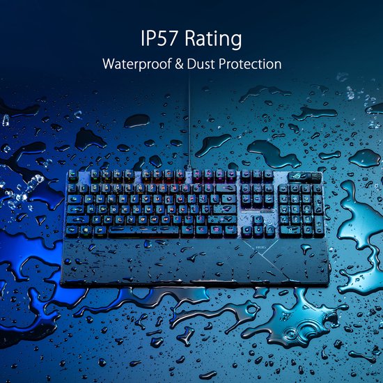 ASUS ROG STRIX SCOPE II RX/RXRD - Clavier - XA12 - Filaire - USB - Noir - QWERTY