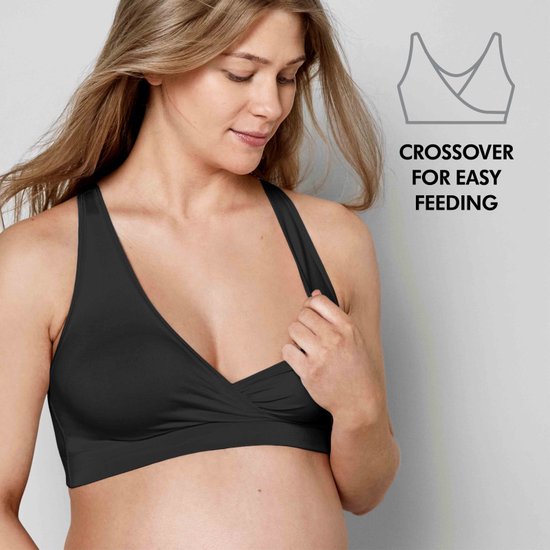 Soutien-gorge d'allaitement Medela Keep Cool pour la nuit - Taille XL - Noir