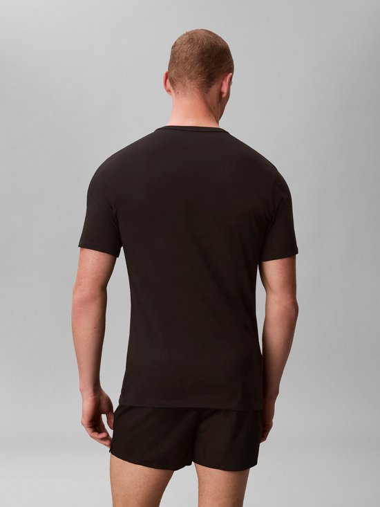 T-shirts Calvin Klein SS à col en V pour homme (lot de 3) - Taille L