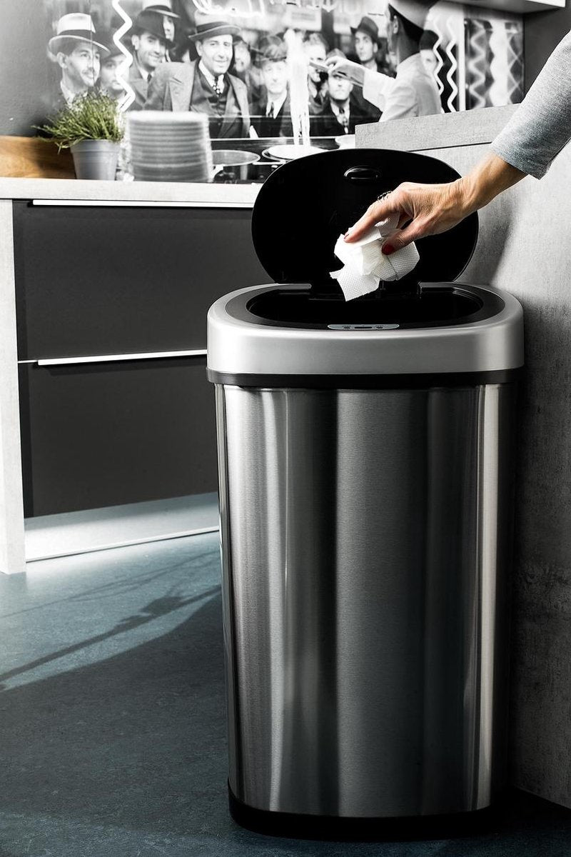 Poubelle avec couvercle à fermeture automatique - Homra FONIX - 50 litres