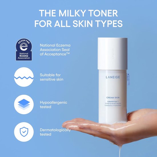 Laneige - Cream Skin - Refiner - Tonique au cérapéptide - Hydratant - 170 ml