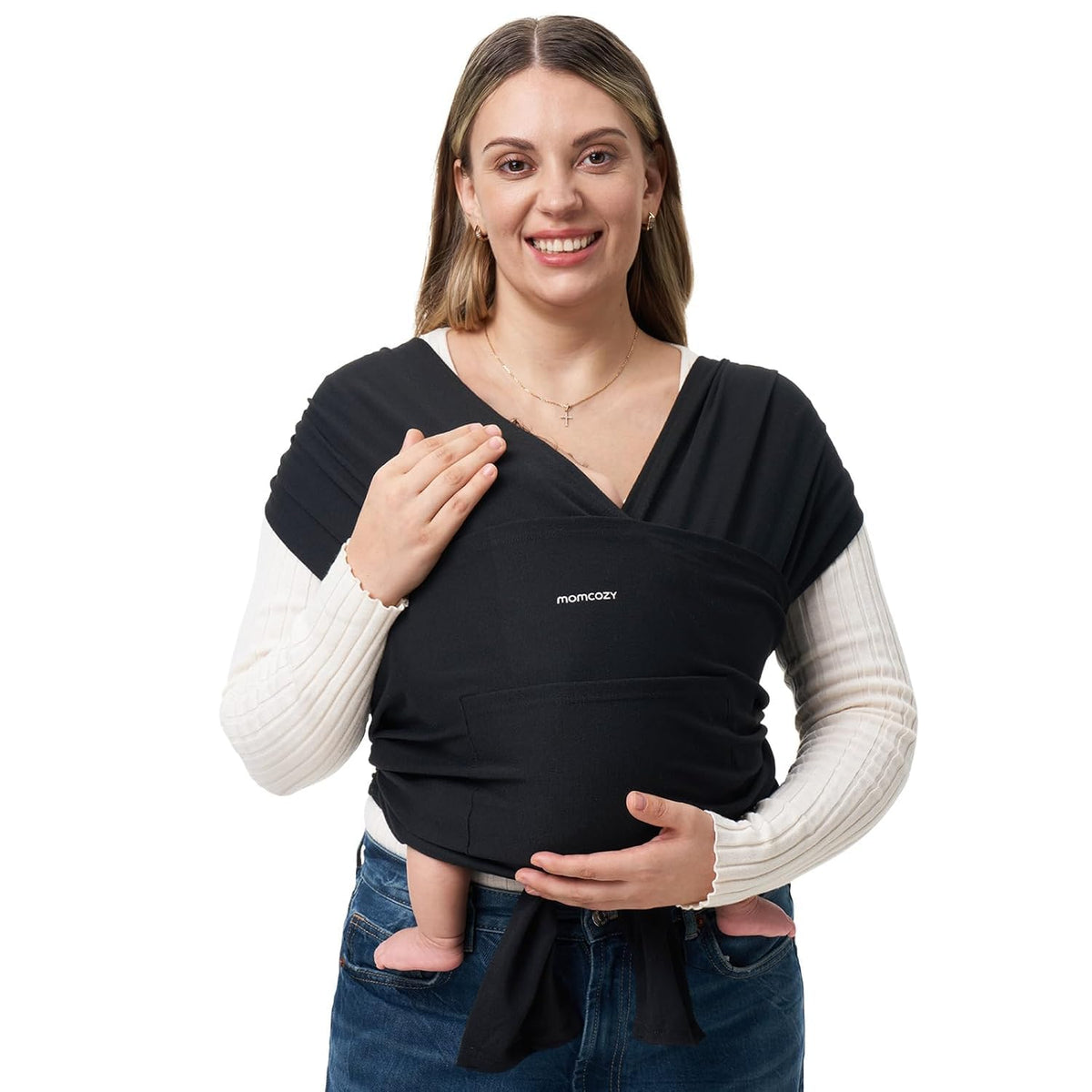 Écharpe porte-bébé Momcozy BJ001 - noire